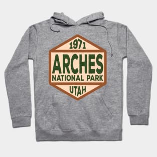 Arches National Park badge Hoodie